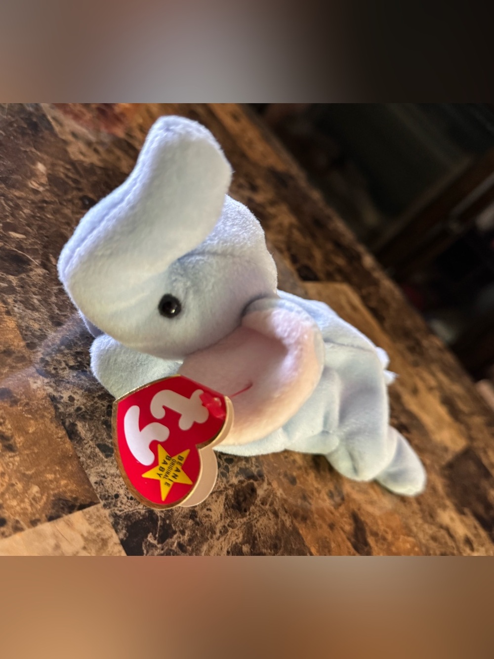 Peanut Ty Elephant Beanie Baby Style 4062